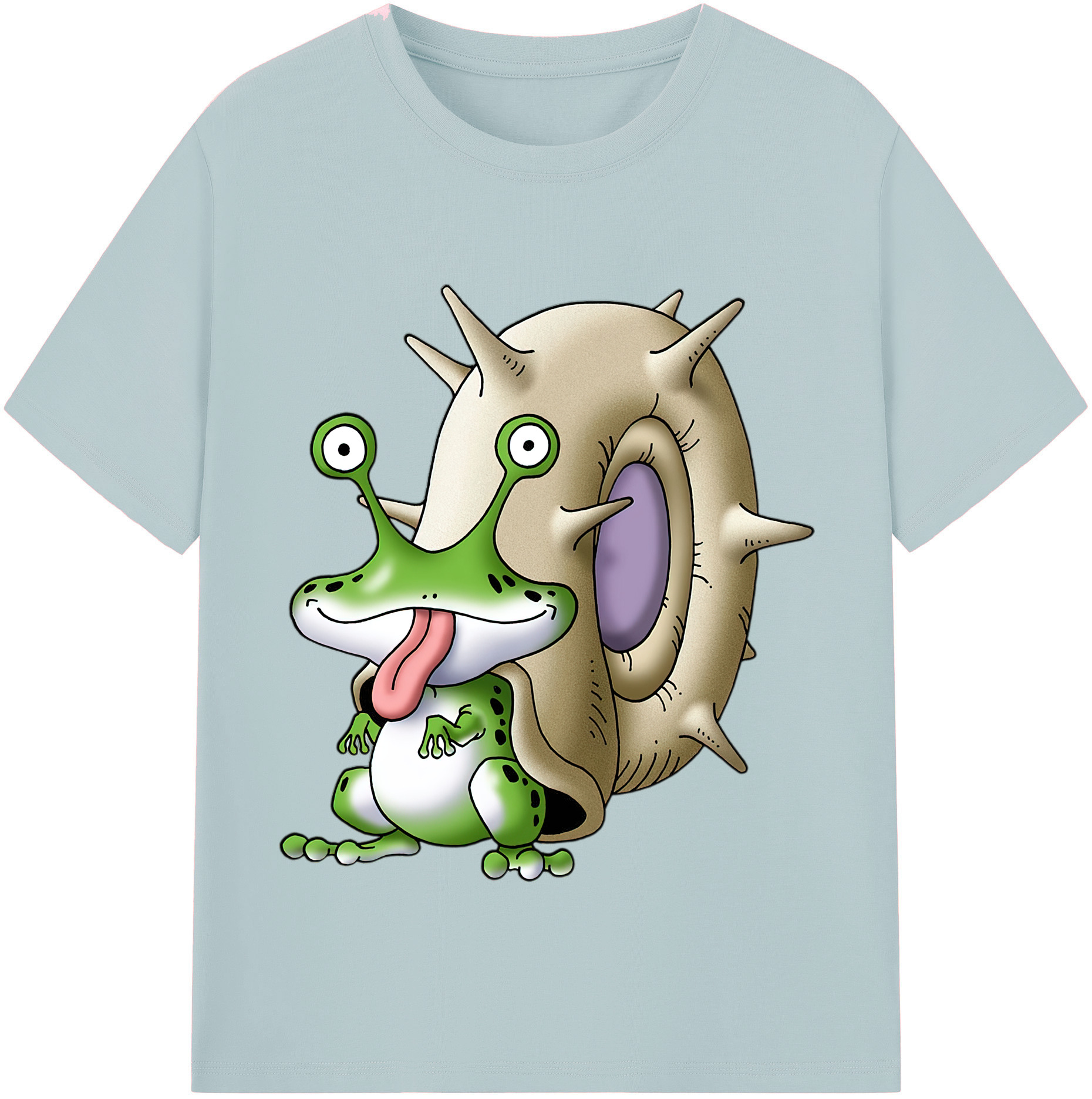 （画像用） ドラゴンクエスト Doragon Kuesuto Dragon Quest 綿100％半袖Tシャツ（フロントプリント）